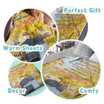 Personalized When We Get to The End of Our Lives Together Blanket  Husband's Gift Flannel Sherpa
