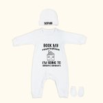 Book My Reservation Personalized Newborn Onesie Baby Announcement Bodysuit Funny Romper Newborn Gift Baby Shower Gift
