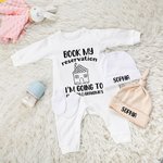 Book My Reservation Personalized Newborn Onesie Baby Announcement Bodysuit Funny Romper Newborn Gift Baby Shower Gift