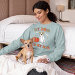 Sweatshirt Personnalisé avec 1-4 Noms et Fantômes de Chien My Dogs Are My Boo Cadeau Anniversaire Halloween pour Propriétaire de Chien