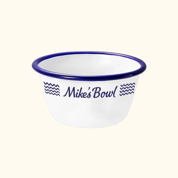 Personalised Snack Dessert Enamel Bowl with Name for Ice Cream Dipping Condiment Christmas Holiday Party  Gift for Family Friend