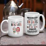 Personalised We Are More Than Besties Ceramic Mug BFF Friendship Gifts for Women
