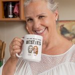 Personalised We Are More Than Besties Funny Besties Quotes Ceramic Mug BFF Gifts for Women