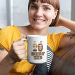 Gepersonaliseerde Funny Besties Quotes Keramische Mok Verjaardag Kerstcadeau voor vriendinnen Vrouwen