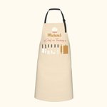 Gepersonaliseerde Chef-kok in opleiding Waterdicht schort met 2 zakken Keuken Housewarming Gift voor koken Beginner koken Lover