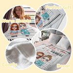 Personalizzato Partners ln Crime Soul Sister Coperta in pile Sherpa Coperta morbida e calda in stile mattone per la migliore amica