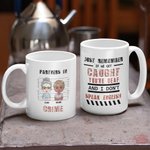 Personlig Partners In Crime Just Remember Ceramic Mug Best Friends Rolig vänskapsgåva för bästa vänner