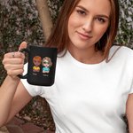 Tasse en céramique noire personnalisée We're Not Sugar & Spice And Everything Nice Best Friends Gift for Sisters (Nous ne sommes pas le sucre et les épices et tout ce qui est agréable)