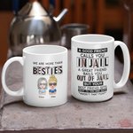 Personalised We Are More Than Besties Ceramic Mug Friendship Christmas Gift for Women