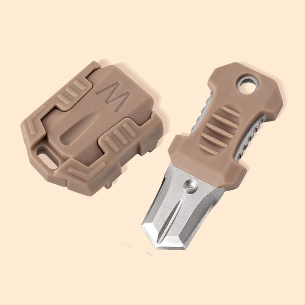 Mini Couteau Tactique EDC MOLLE Personnalisé Outil de Survie Portable Cadeau de Camping pour Homme