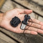 Personalisierte MOLLE EDC Mini Tactical Knife Portable Survival Tool Camping Geschenk für Mann