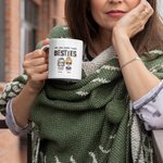 Personalised We Are More Than Besties Ceramic Mug Friendship Christmas Gift for Women
