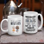 Personalised We Are More Than Besties Ceramic Mug BFF Birthday Gifts for Women
