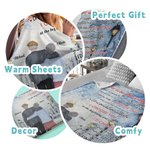 Personalisierte Sie sind die einzige, die ich Decke Flanell Sherpa Hochzeitstag Geschenk für Ehepaar