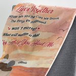 Gepersonaliseerd Als We Samen Aan Het Eind Van Ons Leven Komen Deken Flanel Sherpa Huwelijksverjaardag Cadeau