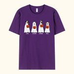 Personalized Cute Ghost Dog Funny Halloween T-shirt Halloween Gift for Pet Lover