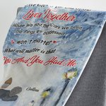 Personalizada Cuando lleguemos al final de nuestras vidas juntos Franela Sherpa Manta Regalo de aniversario para pareja