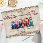 Personalized We Will Always Be Good Friends Frameless Painting Friendship Wall Art Print Birthday Gift for Friends
