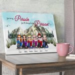 Personalized You Will Always Be My Person Frameless Painting Anniversary Wall Art Print Birthday Gift for Friends