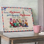 Personalized You Will Always Be My Person Frameless Painting Birthday Wall Art Print Birthday Gift for Friends