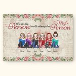 Personalized We Will Always Be Good Friends Frameless Painting Friendship Wall Art Print Birthday Gift for Friends