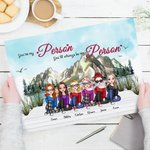 Personalized You Will Always Be My Person Frameless Painting Anniversary Wall Art Print Birthday Gift for Friends