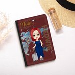 Personalised If Not Now Then When Portable Passport Cover with Name Travel Trip Accessory Birthday Christmas Gift for Friends Family