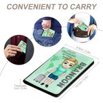 Funda para pasaporte personalizada Collect Moments Not Things Elegante y práctica funda para pasaporte con nombre Accesorio para viajes Cumpleaños Nav