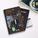 Personalised If Not Now Then When Portable Passport Cover with Name Travel Trip Accessory Birthday Christmas Gift for Friends Family