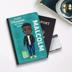 Personalised Collect Moments Not Things Stylish and Compact Passport Cover with Name Perfect for Travel