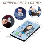 Personalised Travel Is My Therapy Portable Passport Cover with Name Travel Trip Accessory Gift for Friends Family