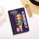 Personalised Collect Moments Not Things Stylish and Compact Passport Cover with Name Perfect for Travel