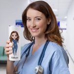 Personalizzato 20 oz infermiere Food Grade Skinny Tumbler tazza in acciaio inox riutilizzabile bottiglia d'acqua regalo per il personale medico inferm