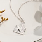Personalisierte Kuh-Vieh-Tag Halskette Initial Logo Anhänger Halskette Cowgirl Cowboy-Schmuck Geburtstagsgeschenk für Kuh-Liebhaber