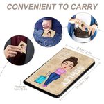 Personalised Just A Girl Who Loves Traveling Stylish Portable Passport Cover with Name Travel Trip Accessory Birthday Gift for Friends Family