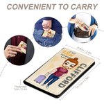 Personalised If Not Now Then When Portable Custom Passport Cover with Name Travel Trip Accessory Birthday Christmas Memorial Gift for Friends Family