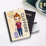 Personalised If Not Now Then When Portable Custom Passport Cover with Name Travel Trip Accessory Birthday Christmas Memorial Gift for Friends Family