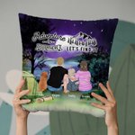 Personalizzato L'avventura della famiglia è là fuori Troviamola Copri cuscino da lancio Regalo di Natale Regalo di Ringraziamento Regalo di compleanno