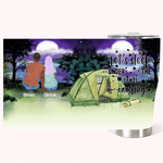 Personalized Let's Sleep Under The Stars Camping 30oz Curved Tumbler for Camping Picnic Office Home Use