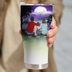 Personalized Let's Sleep Under The Stars Camping 30oz Curved Tumbler for Camping Picnic Office Home Use