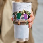 Personalizzato Home is Where We Park It 30oz Camping Tumbler curvo Famiglia Campeggio per San Valentino Regalo di Natale