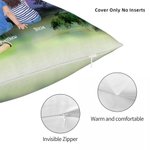 Personalizzato Camping Partners For Life Family Throw Pillow Cover Decorazione per la casa Regalo di anniversario Regalo di compleanno