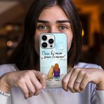 Personalised Once By My Side Forever In My Heart Seagull Phone Case Birthday Gift for Dog Lovers