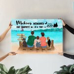 Lienzo personalizado Making Wonderful Memories Decoración de pared Regalo para la familia Amante del camping