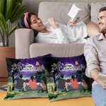 Personalizzato Life Is Better Around The Campfire Family Throw Pillow Cover Anniversary Gift Valentine's Day Gift Home Sofa Bedroom Decoration