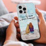 Personalised Once By My Side Forever In My Heart Seagull Phone Case Birthday Gift for Dog Lovers
