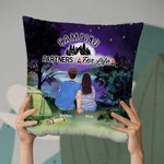 Personalizzato Camping Partners For Life Family Throw Pillow Cover Decorazione per la casa Regalo di anniversario Regalo di compleanno