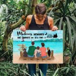Lienzo personalizado Making Wonderful Memories Decoración de pared Regalo para la familia Amante del camping