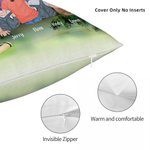Personalizzato Life Is Better Around The Campfire Family Throw Pillow Cover Anniversary Gift Valentine's Day Gift Home Sofa Bedroom Decoration
