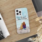 Personalised Once By My Side Forever In My Heart Seagull Phone Case Birthday Gift for Dog Lovers